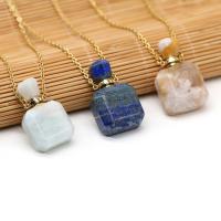 Natural Stone Perfume Bottle Pendant 