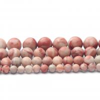 Perles de pierre gemme unique, Pierre naturelle, Rond, poli, DIY & normes différentes pour le choix, rose, Vendu par brin