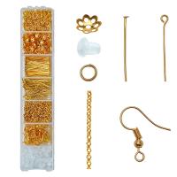 Zinc Alloy Jewelry Finding Set, golden 