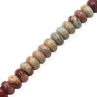 Impression Jasper Bead, Abacus, polished Approx 38 cm 