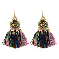 Fashion Tassel Earring, Zinc Alloy, fashion jewelry & for woman 