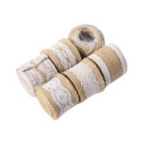 Лента Burlap, Постельное белье, бежевый, 16mm, продается указан