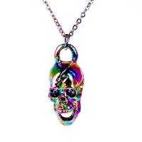 Zinc Alloy Necklace, colorful plated, DIY .716 Inch 