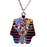 Zinc Alloy Necklace, Egyptian Pharaoh, colorful plated, DIY .716 Inch 