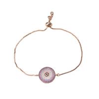 Circonita Aleación de zinc pulsera, cúbica circonia, con aleación de zinc, unisexo, más colores para la opción, 150mm, Vendido por Sarta