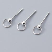 925 Sterling Silver Earring Post Component 