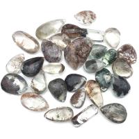 Natural Quartz Pendants, Phantom Quartz, irregular, polished, DIY, Random Color, 28-38mm 