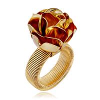 Messing Fingerring, plattiert, Modeschmuck, keine, 10mm, verkauft von PC