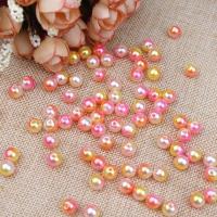 ABS Plastic Pearl Beads, Round, DIY 8mm 