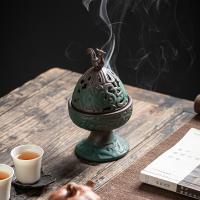 Porcelain Incense Burner, plated, for home and office & durable 