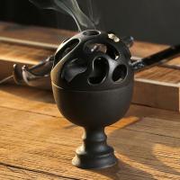 Porcelain Incense Burner, plated, for home and office & durable 