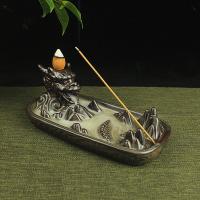 Porcelain Incense Seat, plated, for home and office & durable 