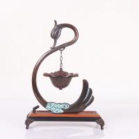 Zinc Alloy Hanging Incense Burner, plated, for home and office & durable 