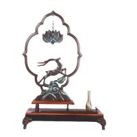 Zinc Alloy Hanging Incense Burner, plated, for home and office & durable 