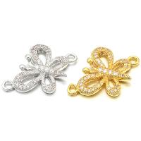 Cubic Zirconia Micro Pave Brass Beads, plated, micro pave cubic zirconia 