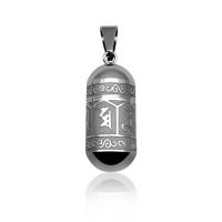 Pendentifs en acier inoxydable, Placage, argent Vendu par PC