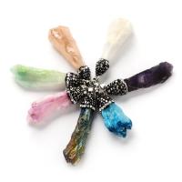 Gemstone Jewelry Pendant, Stone, with rhinestone 35-60mm 