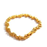 Brass Bracelets, Fox, gold color plated, for woman, 8.5mm Approx 7.48 Inch 