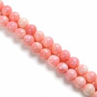 Rosa Opal Perle, rund, poliert, DIY, Rosa, verkauft von PC