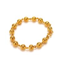 Brass Bracelets, gold color plated, for woman, 8mm Approx 7.08 Inch 