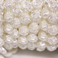 Beaded Garland Trim & Strand, ABS Plastic Pearl, beige, 12mm 