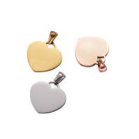 Stainless Steel Heart Pendants, 304 Stainless Steel, fashion jewelry & for woman 