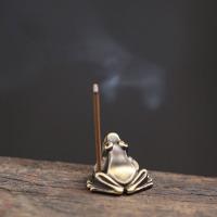 Zinc Alloy Incense Seat, plated, for home and office & durable & Mini 