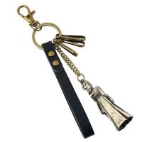 Zinc Alloy Key Chain Jewelry, with PU Leather, for man 