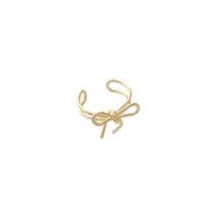 manchette de boucle d'oreille, laiton, bijoux de mode & pour femme, Or, 10mm, Vendu par PC