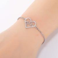 Stainless Steel Charm Bracelet, fashion jewelry & for woman 