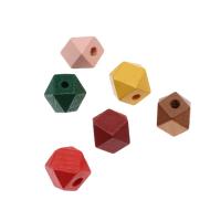 Dyed Wood Beads, Polygon 10mmuff0c12mmuff0c16mmuff0c20mm Approx 1.5mm 