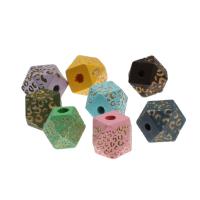 Dyed Wood Beads, Polygon 10mmuff0c12mmuff0c16mm Approx 3mm 