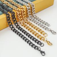 Chaîne collier de mode en acier inoxydable, Placage, bijoux de mode & DIY & normes différentes pour le choix & chaîne de gourmette, plus de couleurs à choisir Vendu par sac