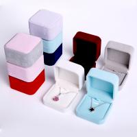 Velvet Pendant Box, Velveteen, Rectangle 