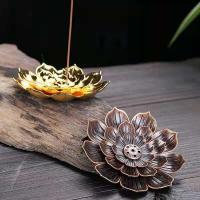 Zinc Alloy Incense Seat, plated, for home and office & durable 