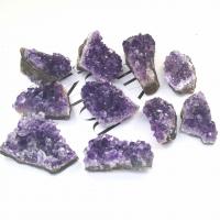 Naturquarz Dekoration, Amethyst, Klumpen, handgemacht, violett, 40x60mm, verkauft von kg