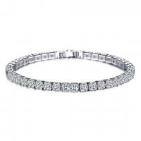 Zinc Alloy Rhinestone Bracelets, Unisex & with rhinestone 2mm cm 