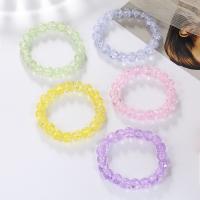 Bracelets quartz, Cristal craquelé, avec fil élastique, pour femme, plus de couleurs à choisir, 10mm pouce, Vendu par PC