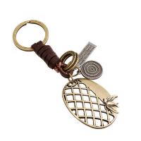 Zinc Alloy Key Clasp, with PU Leather, Unisex 