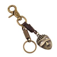 Zinc Alloy Key Clasp, with PU Leather, Unisex 