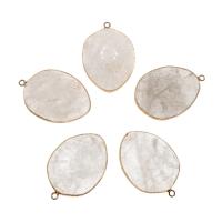 Pendentifs quartz naturel, quartz clair, larme, blanc Vendu par PC