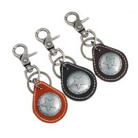 Zinc Alloy Key Clasp, with PU Leather, for man 