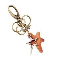 Zinc Alloy Key Clasp, with PU Leather, for man 