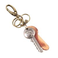 Zinc Alloy Key Clasp, with PU Leather, for man 