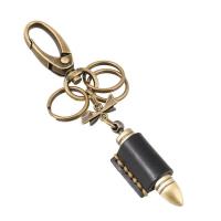 Zinc Alloy Key Clasp, with PU Leather, for man 