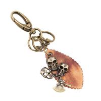 Zinc Alloy Key Clasp, with PU Leather, for man 