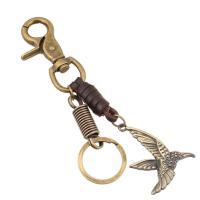 Zinc Alloy Key Clasp, with PU Leather, for man 