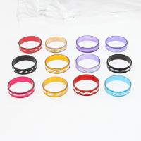 Zinc Alloy Finger Ring, Unisex, mixed colors 