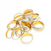 Zinc Alloy Finger Ring, Unisex, golden 