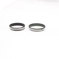 Zinc Alloy Finger Ring, Unisex, silver color 